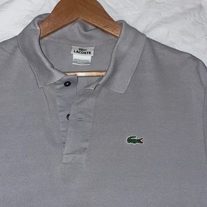 Men’s Lacoste Classic Fit L.12.12 Polo Shirt size 6 (XL) - Gray
